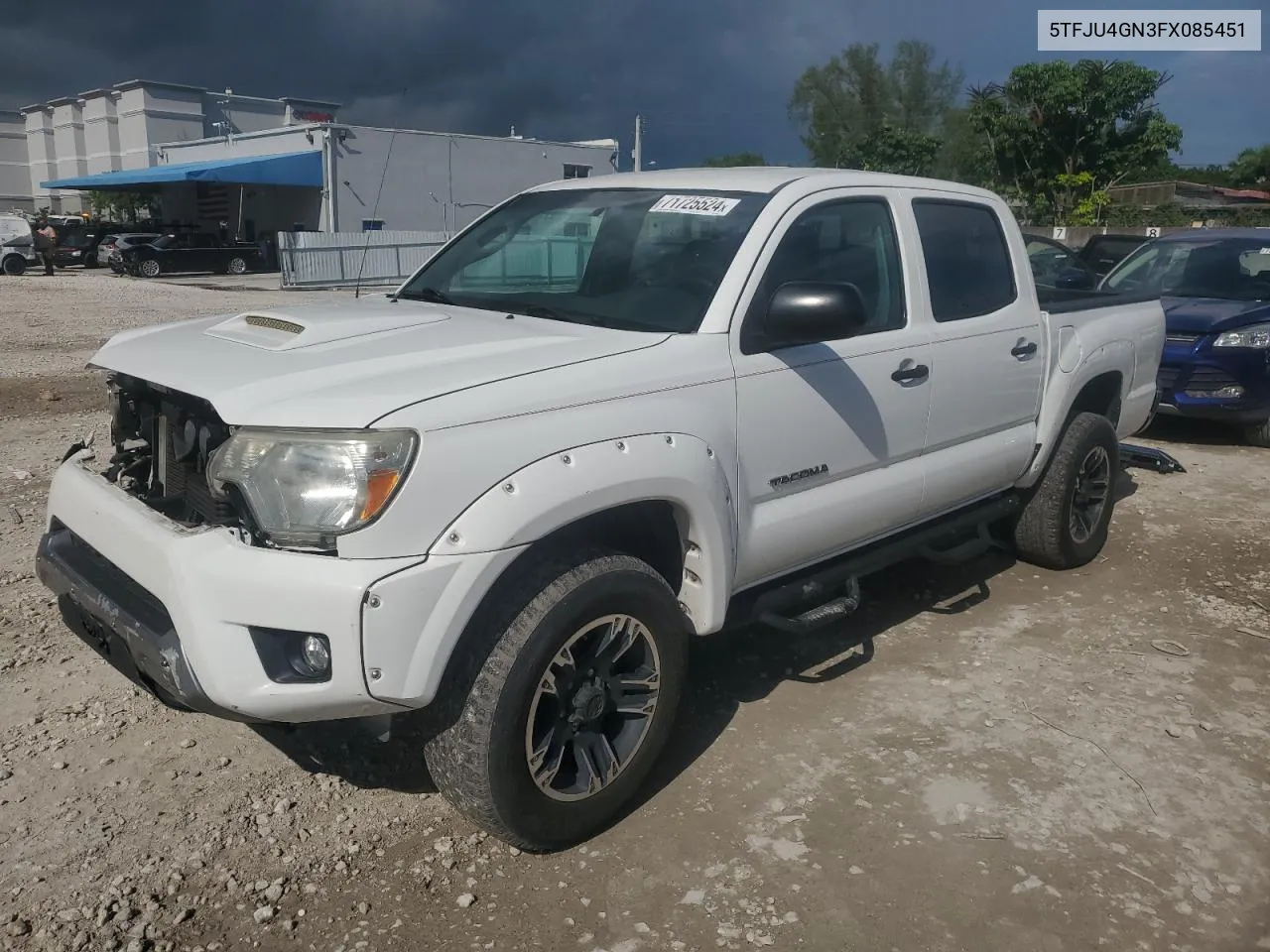 2015 Toyota Tacoma Double Cab Prerunner VIN: 5TFJU4GN3FX085451 Lot: 71725524