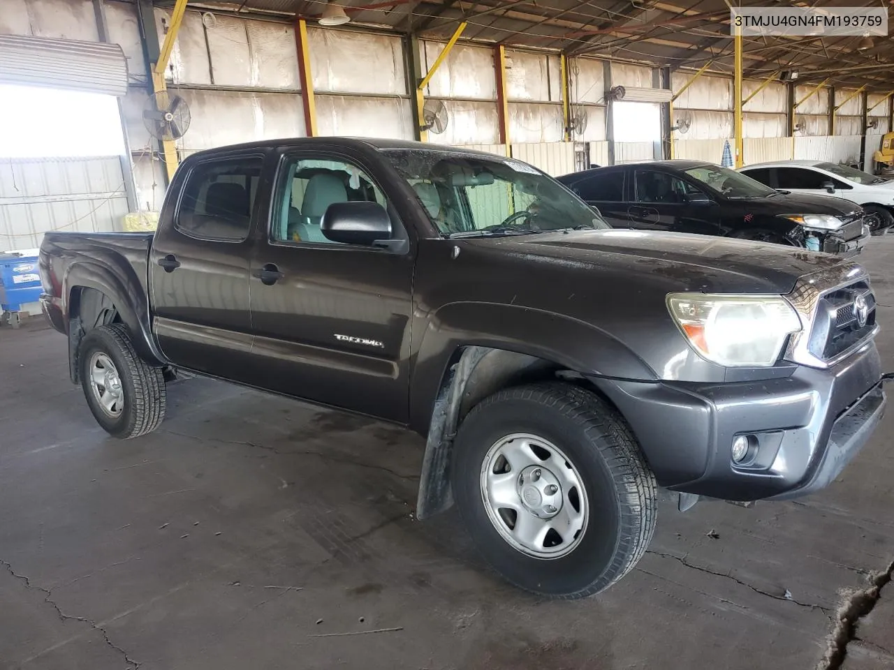 2015 Toyota Tacoma Double Cab Prerunner VIN: 3TMJU4GN4FM193759 Lot: 71782784