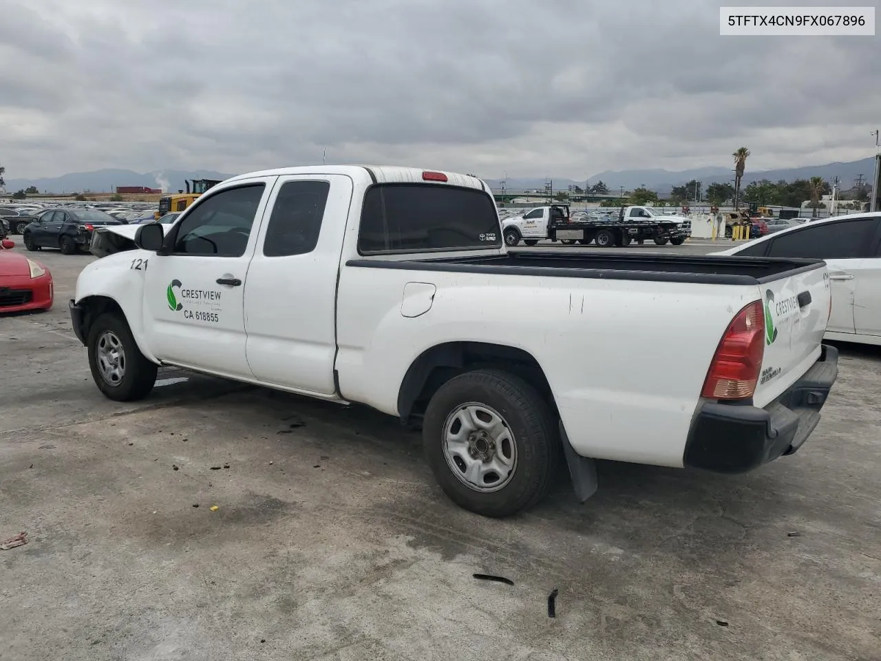 2015 Toyota Tacoma Access Cab VIN: 5TFTX4CN9FX067896 Lot: 72386724