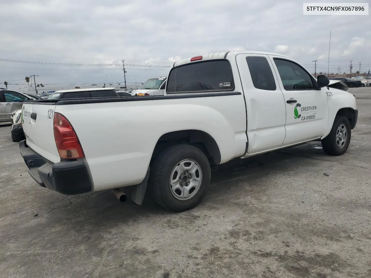 2015 Toyota Tacoma Access Cab VIN: 5TFTX4CN9FX067896 Lot: 72386724