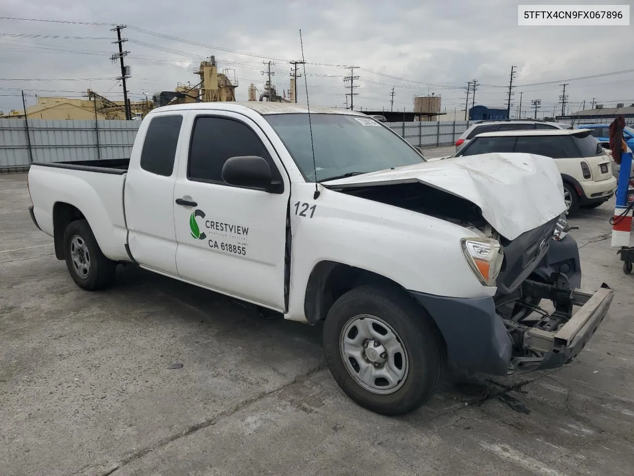 2015 Toyota Tacoma Access Cab VIN: 5TFTX4CN9FX067896 Lot: 72386724