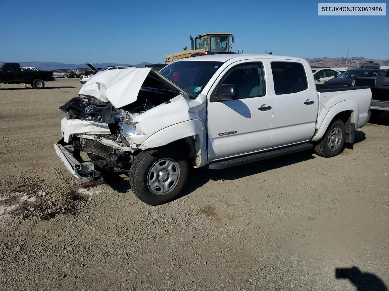 2015 Toyota Tacoma Double Cab VIN: 5TFJX4CN3FX061986 Lot: 72746974