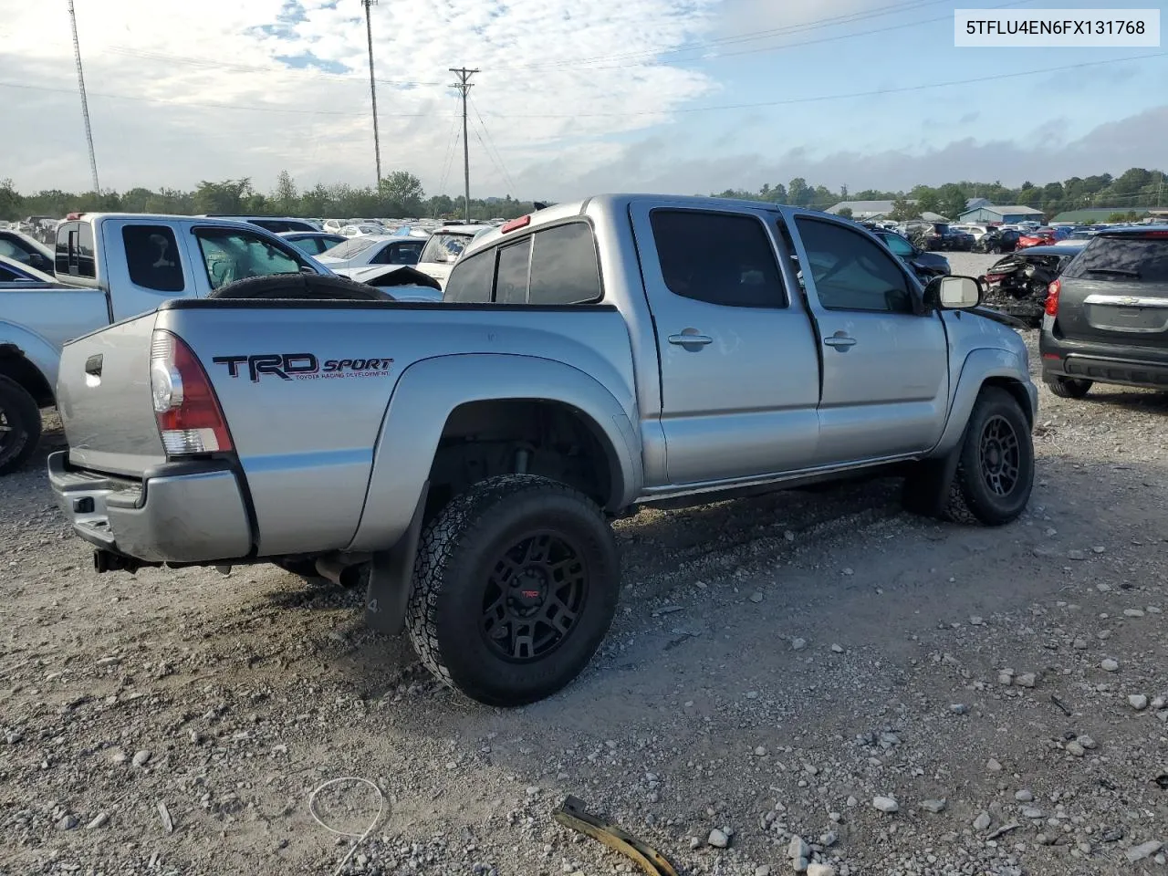 2015 Toyota Tacoma Double Cab VIN: 5TFLU4EN6FX131768 Lot: 73040144