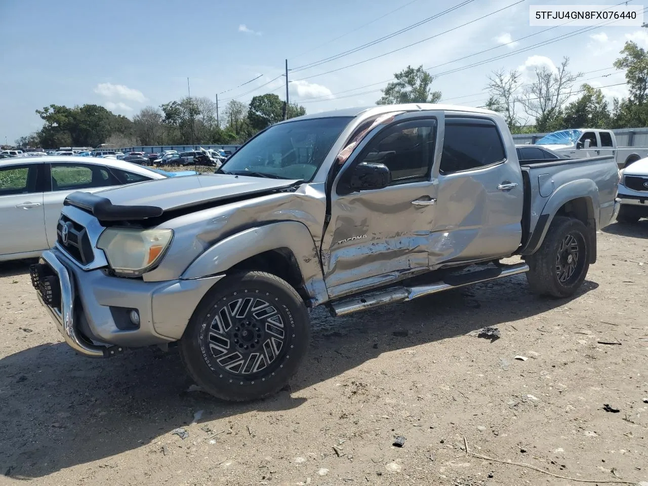 2015 Toyota Tacoma Double Cab Prerunner VIN: 5TFJU4GN8FX076440 Lot: 73460794