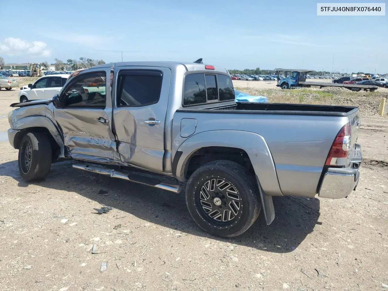 2015 Toyota Tacoma Double Cab Prerunner VIN: 5TFJU4GN8FX076440 Lot: 73460794