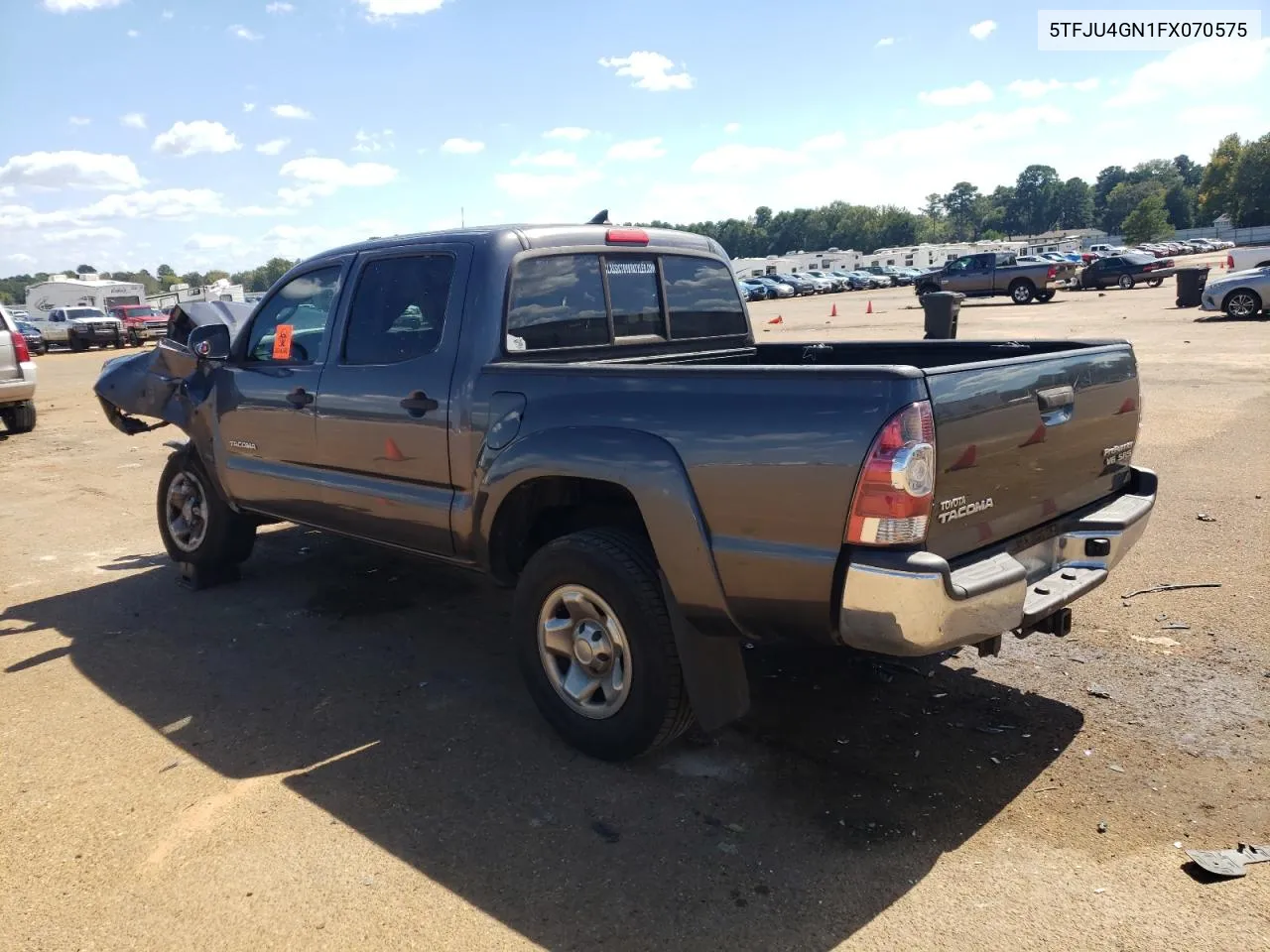 2015 Toyota Tacoma Double Cab Prerunner VIN: 5TFJU4GN1FX070575 Lot: 73655204