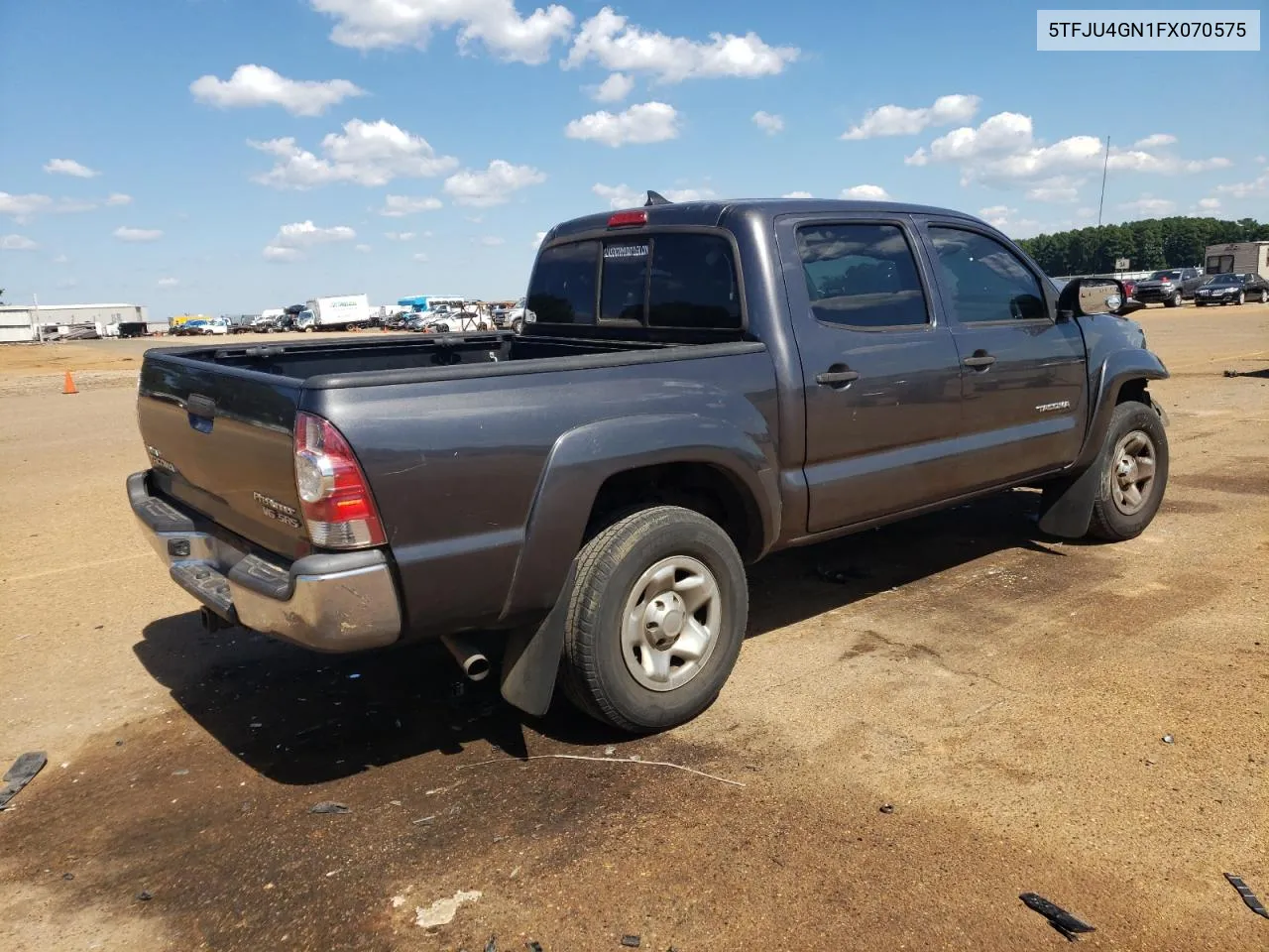 2015 Toyota Tacoma Double Cab Prerunner VIN: 5TFJU4GN1FX070575 Lot: 73655204