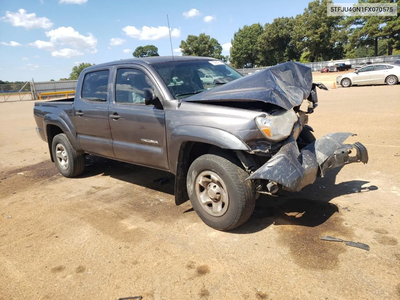 2015 Toyota Tacoma Double Cab Prerunner VIN: 5TFJU4GN1FX070575 Lot: 73655204