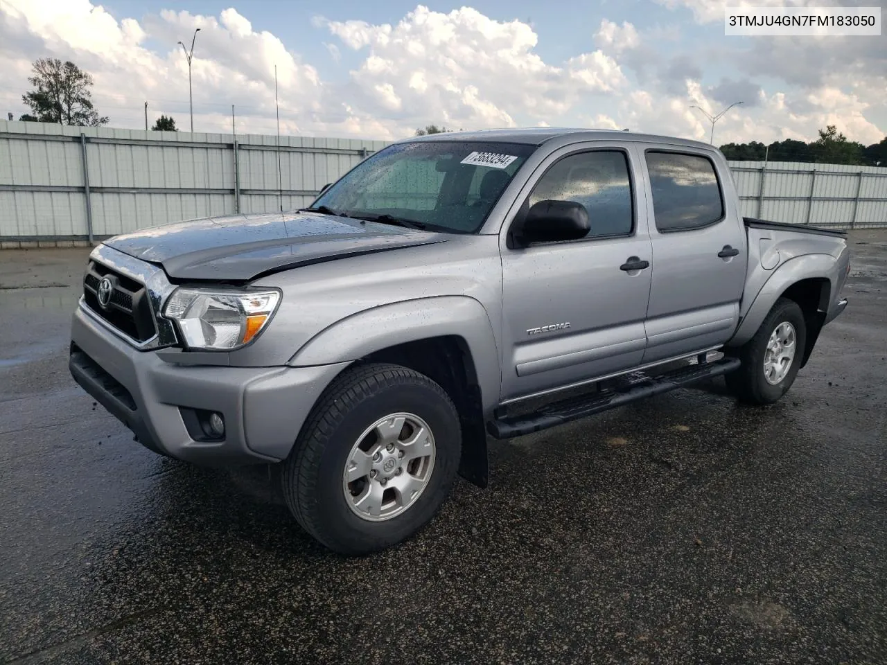 2015 Toyota Tacoma Double Cab Prerunner VIN: 3TMJU4GN7FM183050 Lot: 73683294