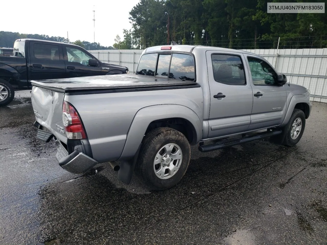 2015 Toyota Tacoma Double Cab Prerunner VIN: 3TMJU4GN7FM183050 Lot: 73683294