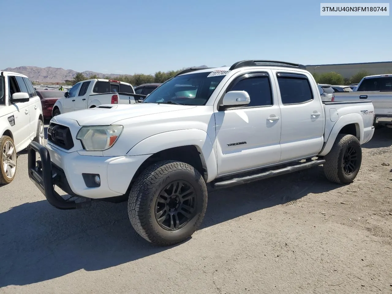 3TMJU4GN3FM180744 2015 Toyota Tacoma Double Cab Prerunner