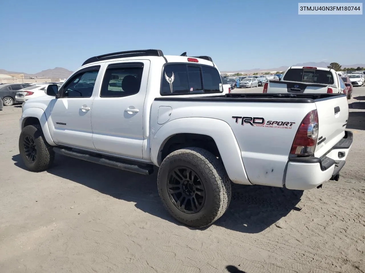 3TMJU4GN3FM180744 2015 Toyota Tacoma Double Cab Prerunner