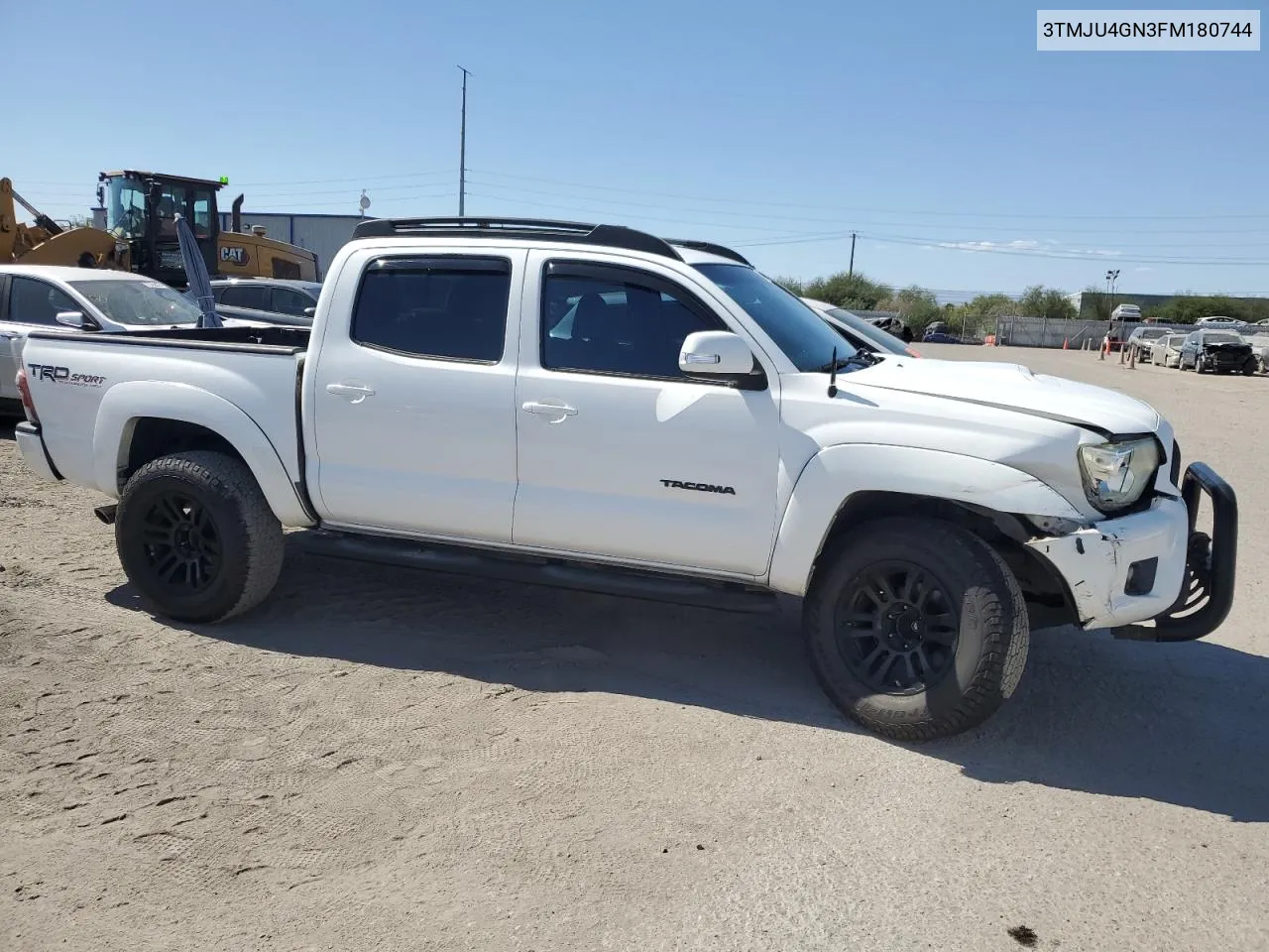 3TMJU4GN3FM180744 2015 Toyota Tacoma Double Cab Prerunner