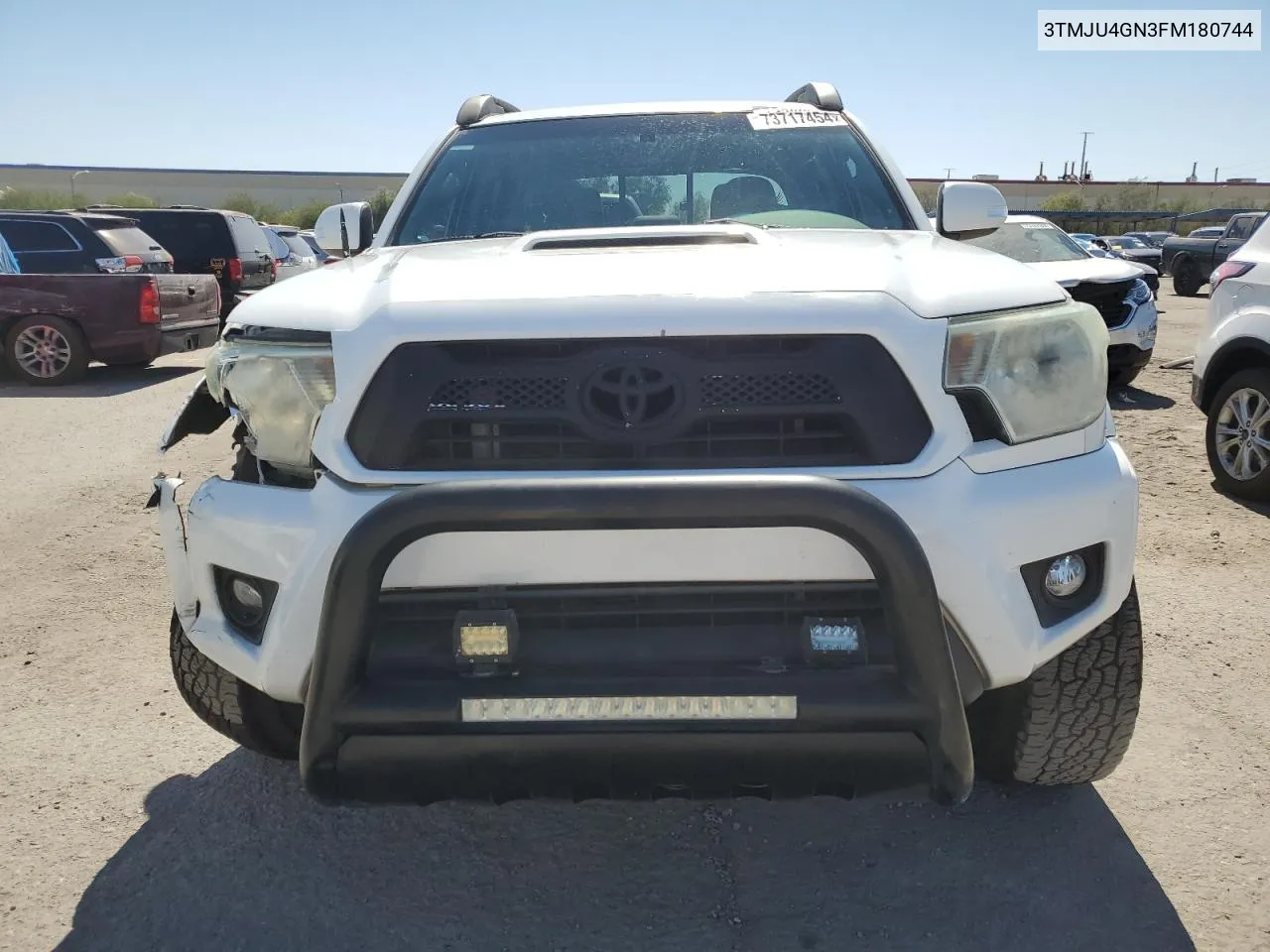 2015 Toyota Tacoma Double Cab Prerunner VIN: 3TMJU4GN3FM180744 Lot: 73717454