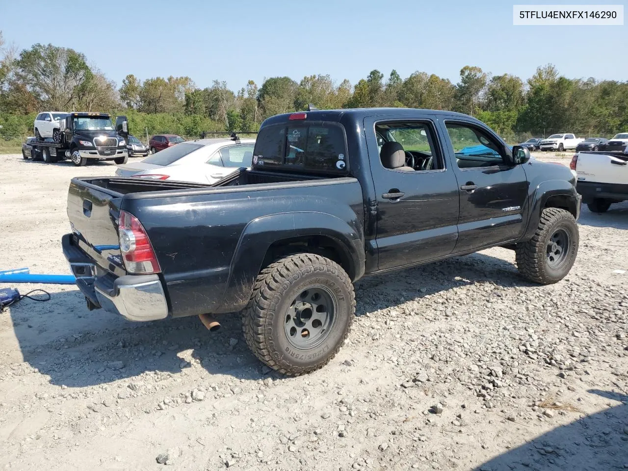 2015 Toyota Tacoma Double Cab VIN: 5TFLU4ENXFX146290 Lot: 73873814