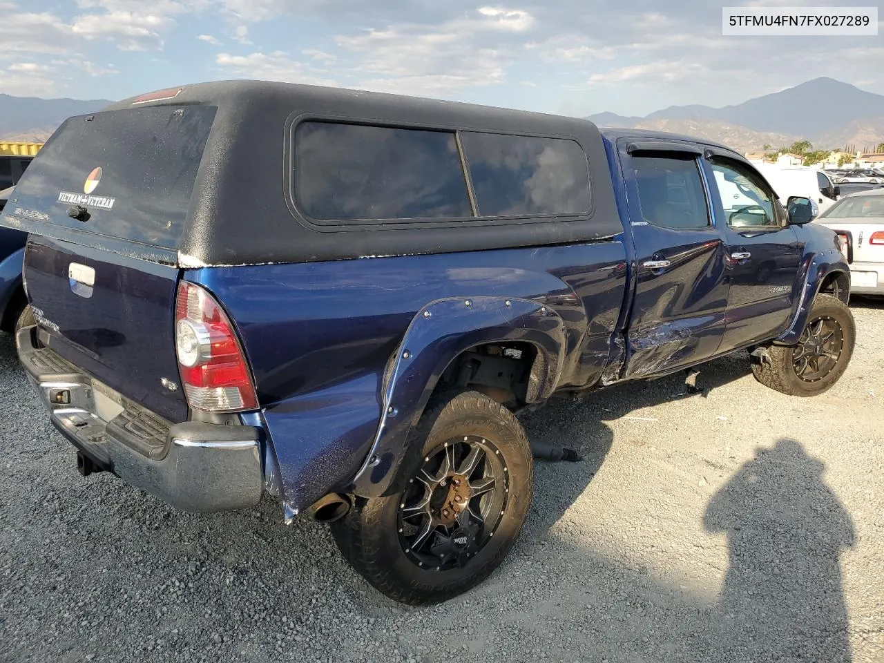 2015 Toyota Tacoma Double Cab Long Bed VIN: 5TFMU4FN7FX027289 Lot: 74154614