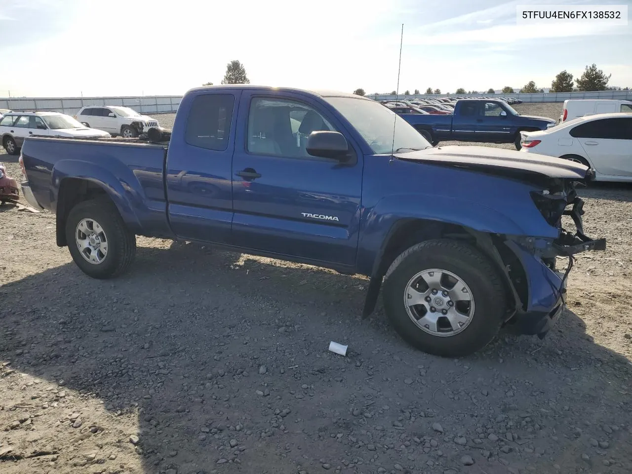 2015 Toyota Tacoma Access Cab VIN: 5TFUU4EN6FX138532 Lot: 74281724