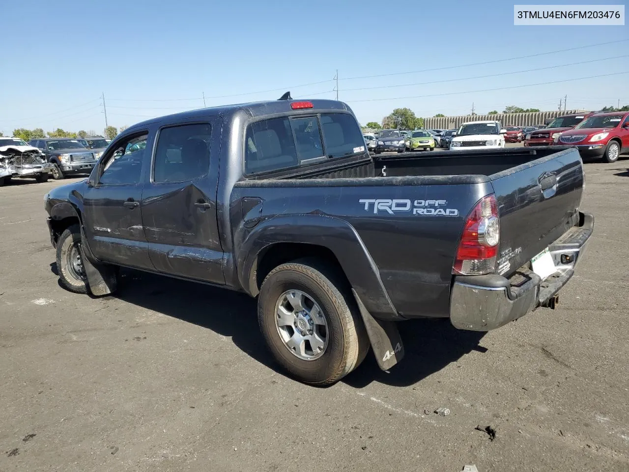 2015 Toyota Tacoma Double Cab VIN: 3TMLU4EN6FM203476 Lot: 74307914