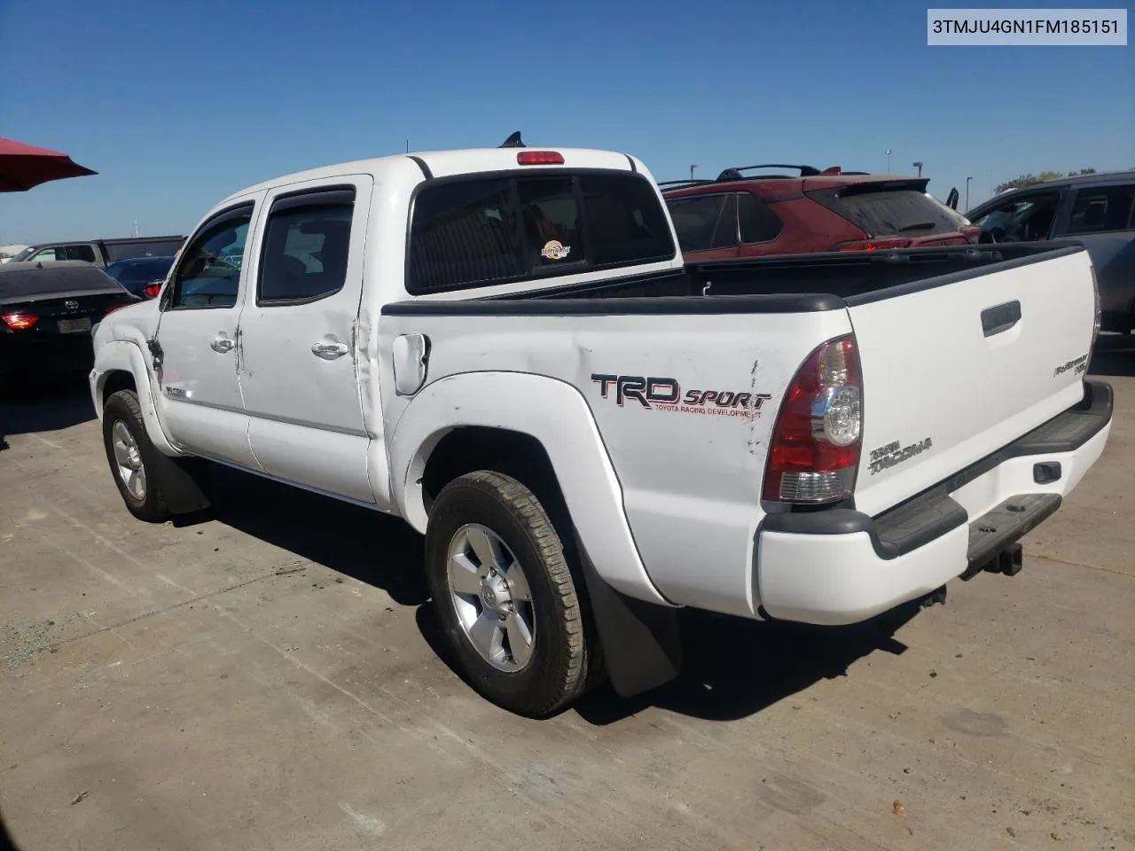 3TMJU4GN1FM185151 2015 Toyota Tacoma Double Cab Prerunner