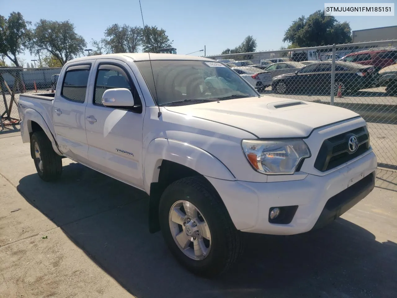 3TMJU4GN1FM185151 2015 Toyota Tacoma Double Cab Prerunner