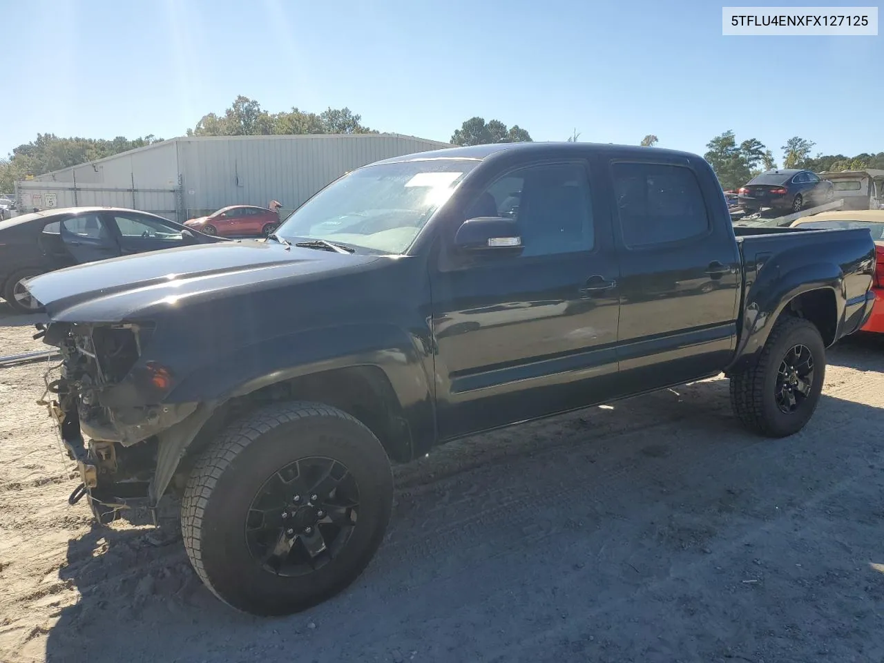 2015 Toyota Tacoma Double Cab VIN: 5TFLU4ENXFX127125 Lot: 74423304