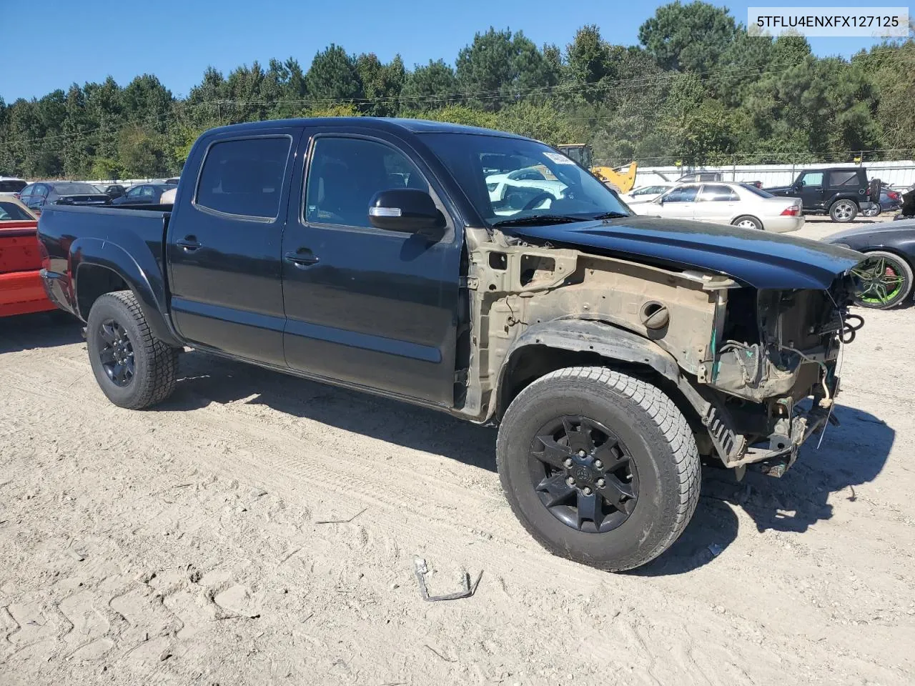 2015 Toyota Tacoma Double Cab VIN: 5TFLU4ENXFX127125 Lot: 74423304