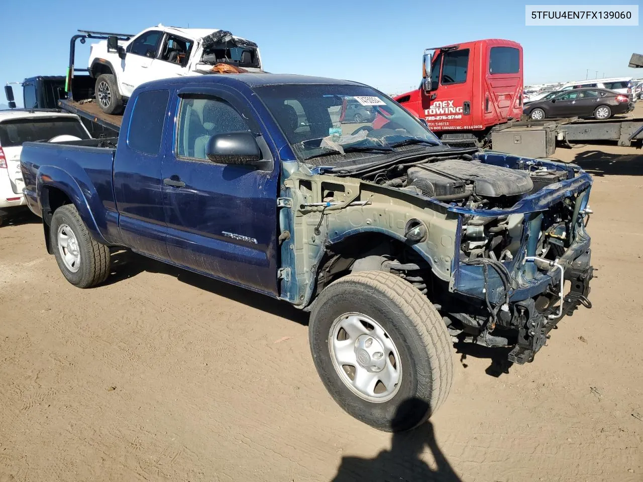 2015 Toyota Tacoma Access Cab VIN: 5TFUU4EN7FX139060 Lot: 74750924