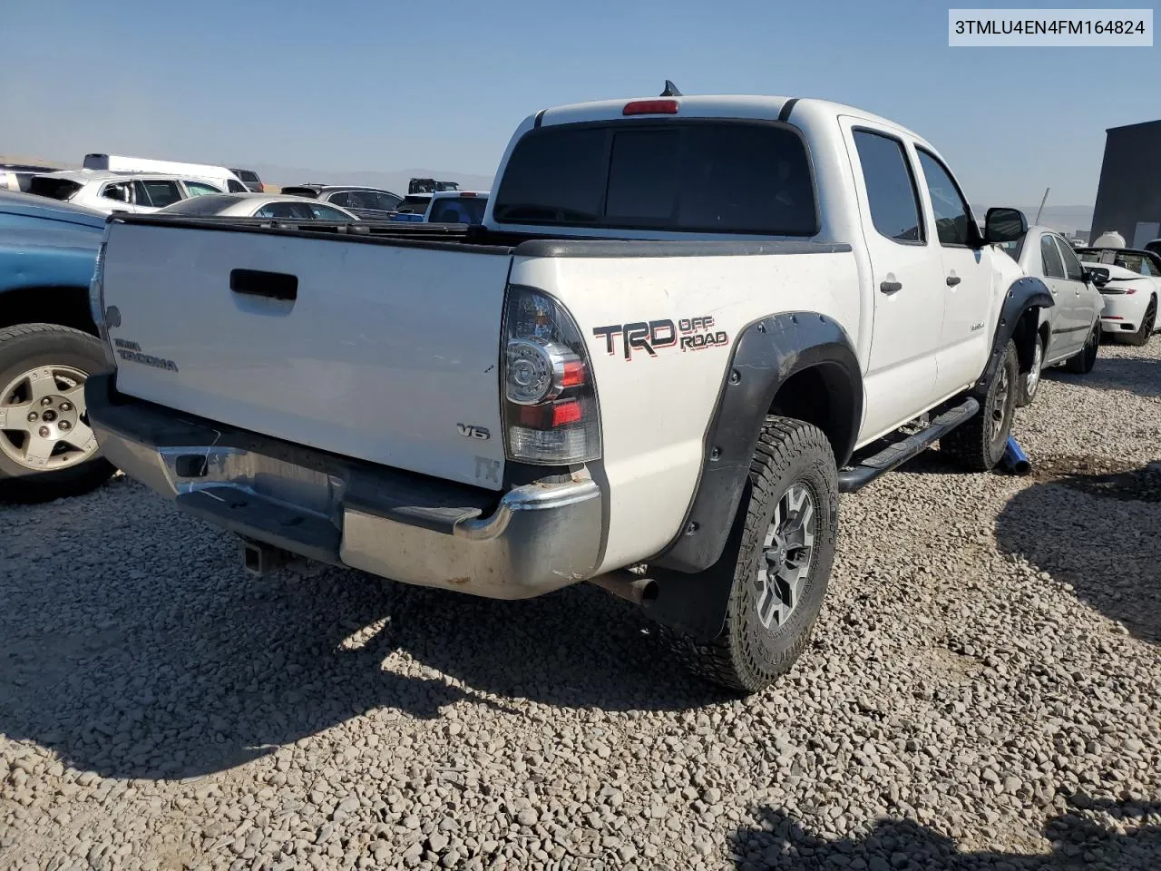 2015 Toyota Tacoma Double Cab VIN: 3TMLU4EN4FM164824 Lot: 76130114