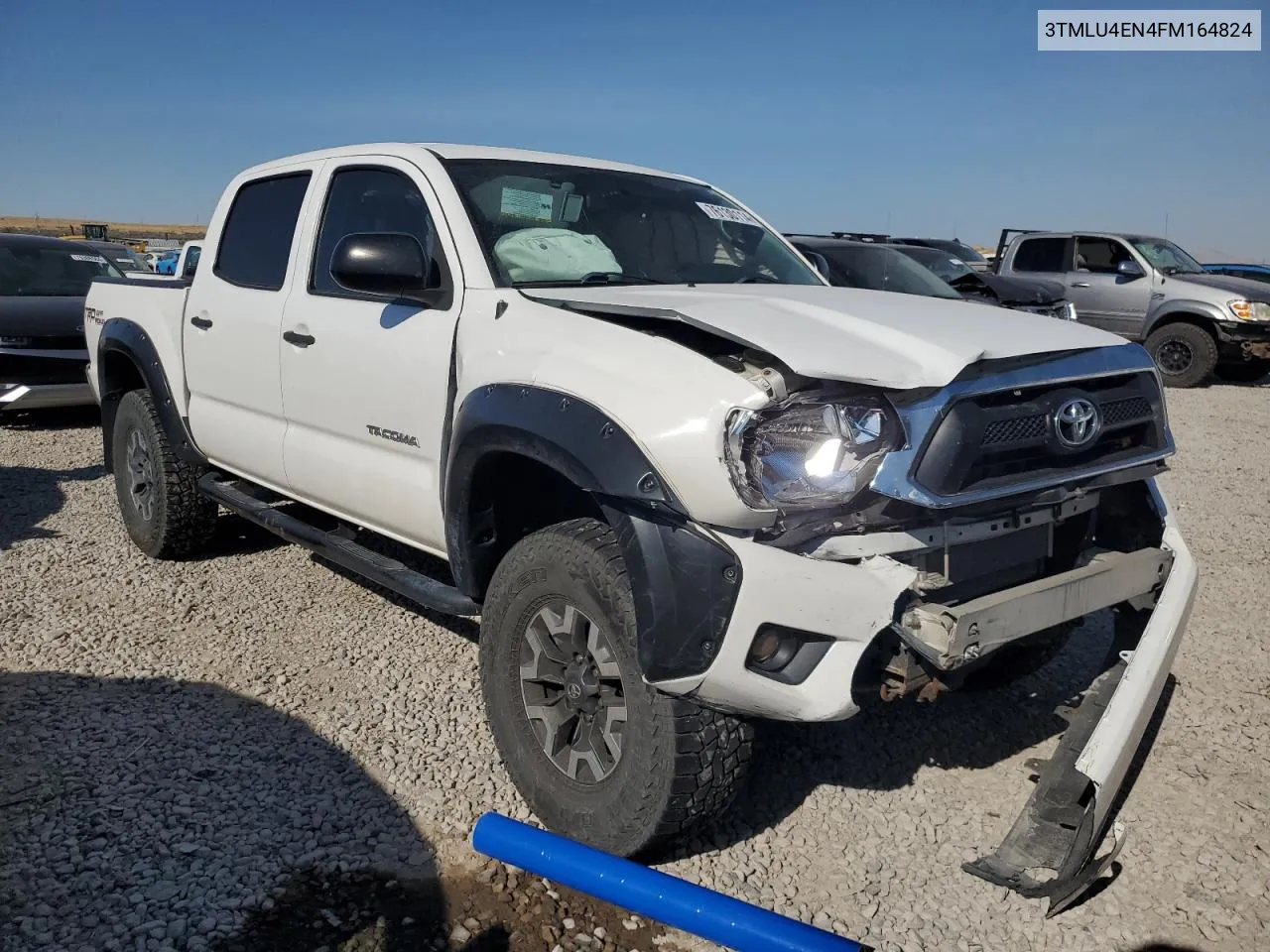 2015 Toyota Tacoma Double Cab VIN: 3TMLU4EN4FM164824 Lot: 76130114