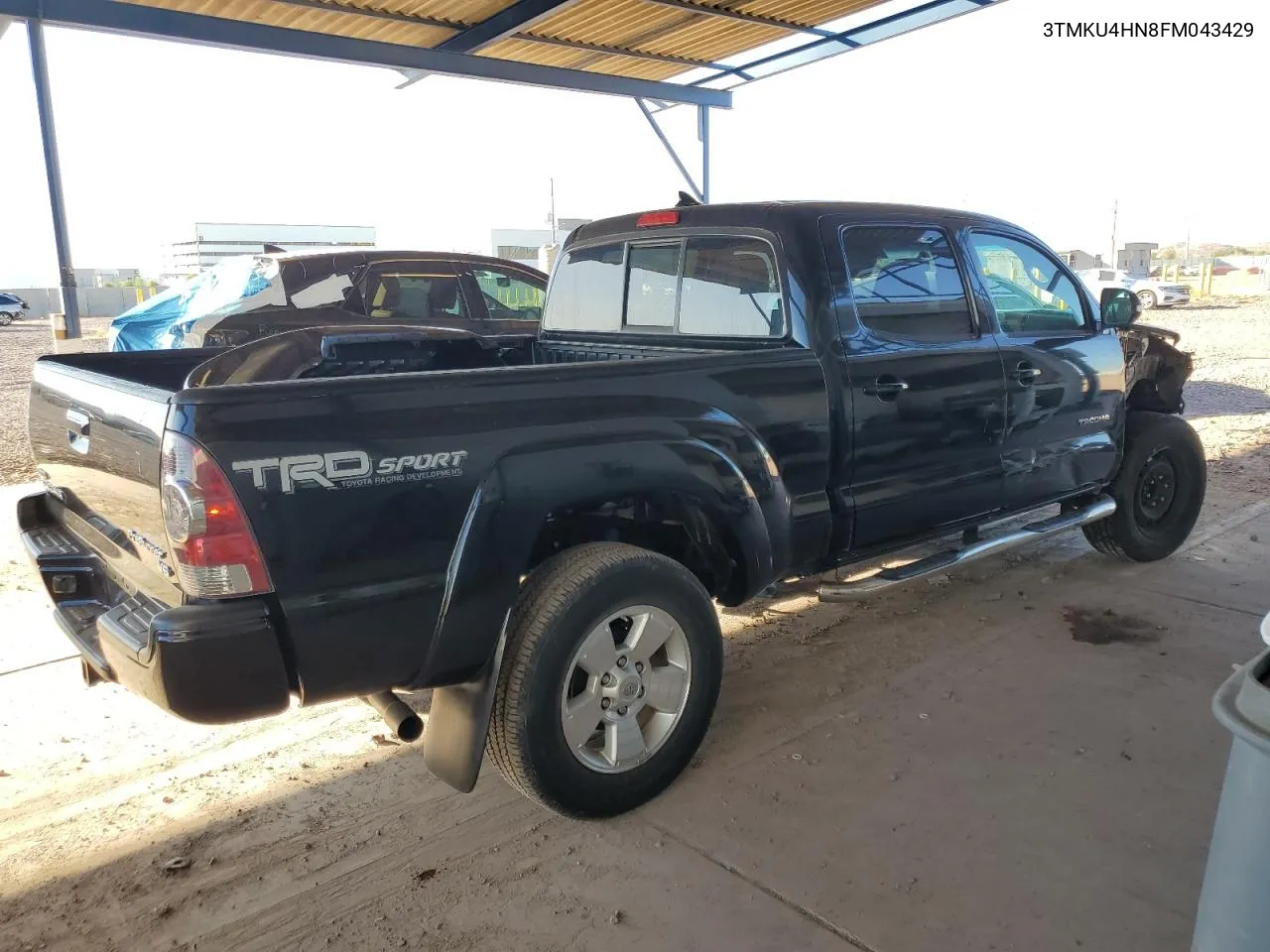 2015 Toyota Tacoma Double Cab Prerunner Long Bed VIN: 3TMKU4HN8FM043429 Lot: 76530604