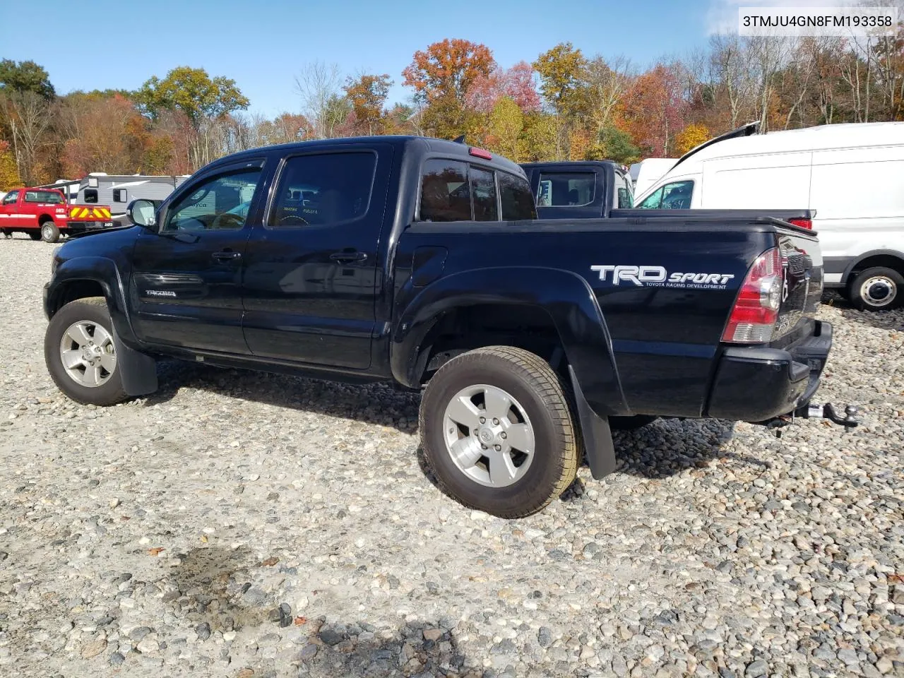 2015 Toyota Tacoma Double Cab Prerunner VIN: 3TMJU4GN8FM193358 Lot: 76559324