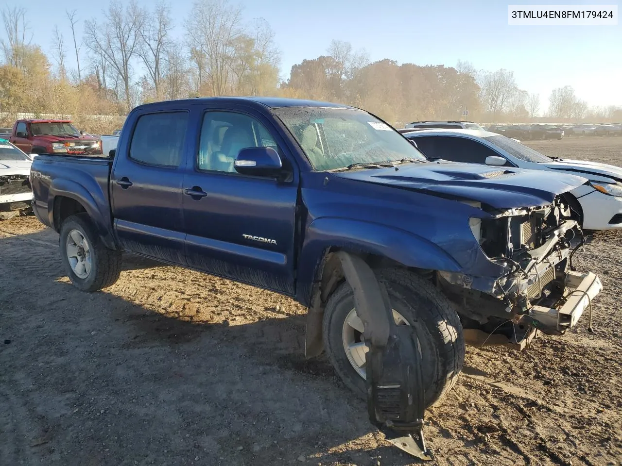 2015 Toyota Tacoma Double Cab VIN: 3TMLU4EN8FM179424 Lot: 77575674