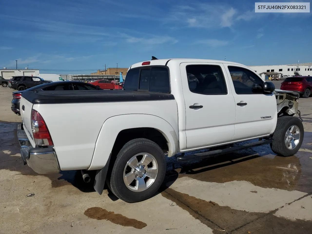 2015 Toyota Tacoma Double Cab Prerunner VIN: 5TFJU4GN2FX083321 Lot: 77632834