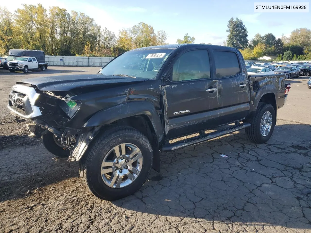 2015 Toyota Tacoma Double Cab VIN: 3TMLU4EN0FM169938 Lot: 77688434