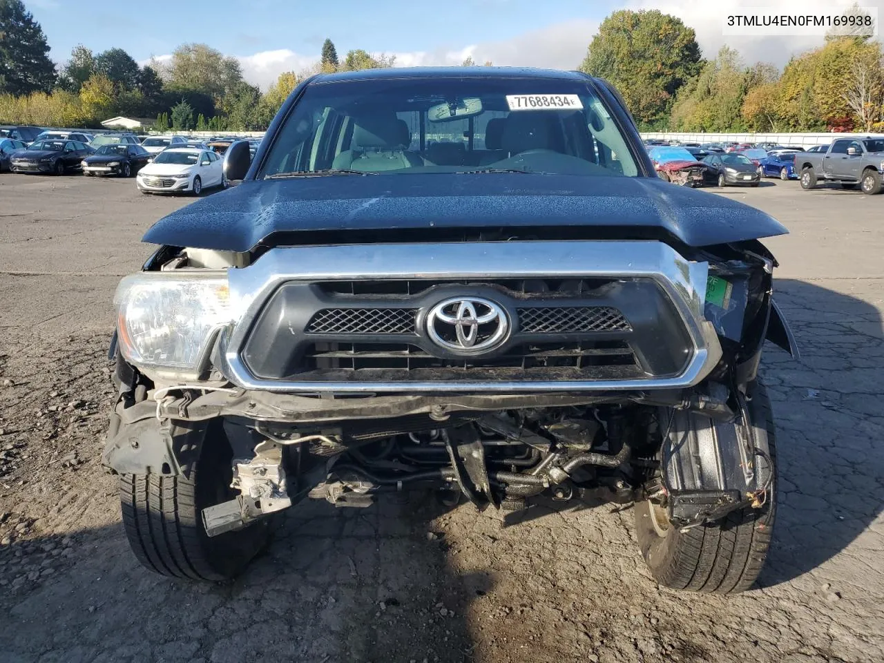 2015 Toyota Tacoma Double Cab VIN: 3TMLU4EN0FM169938 Lot: 77688434