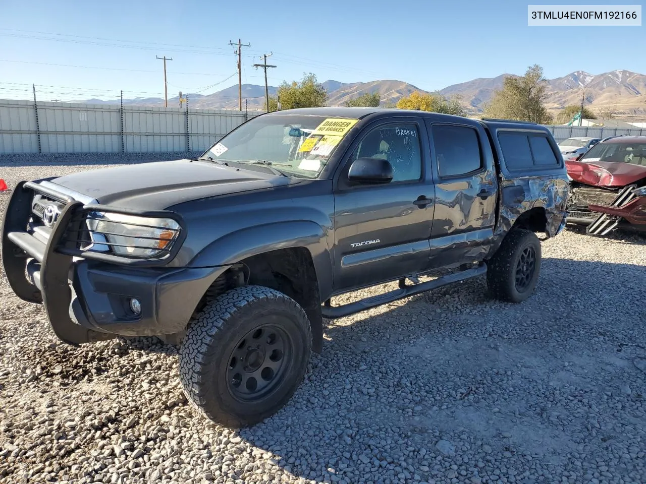 2015 Toyota Tacoma Double Cab VIN: 3TMLU4EN0FM192166 Lot: 77748624