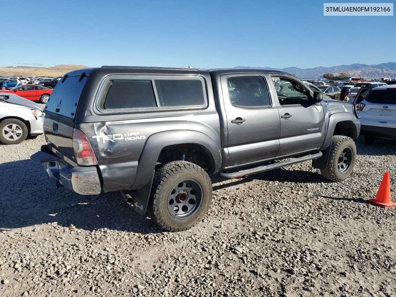 2015 Toyota Tacoma Double Cab VIN: 3TMLU4EN0FM192166 Lot: 77748624