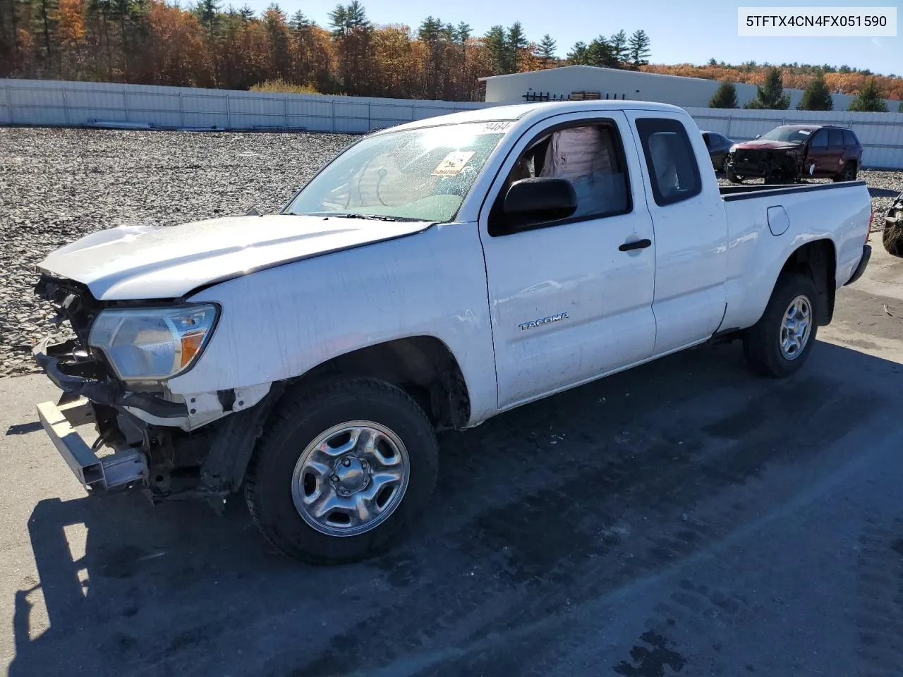 2015 Toyota Tacoma Access Cab VIN: 5TFTX4CN4FX051590 Lot: 78079484