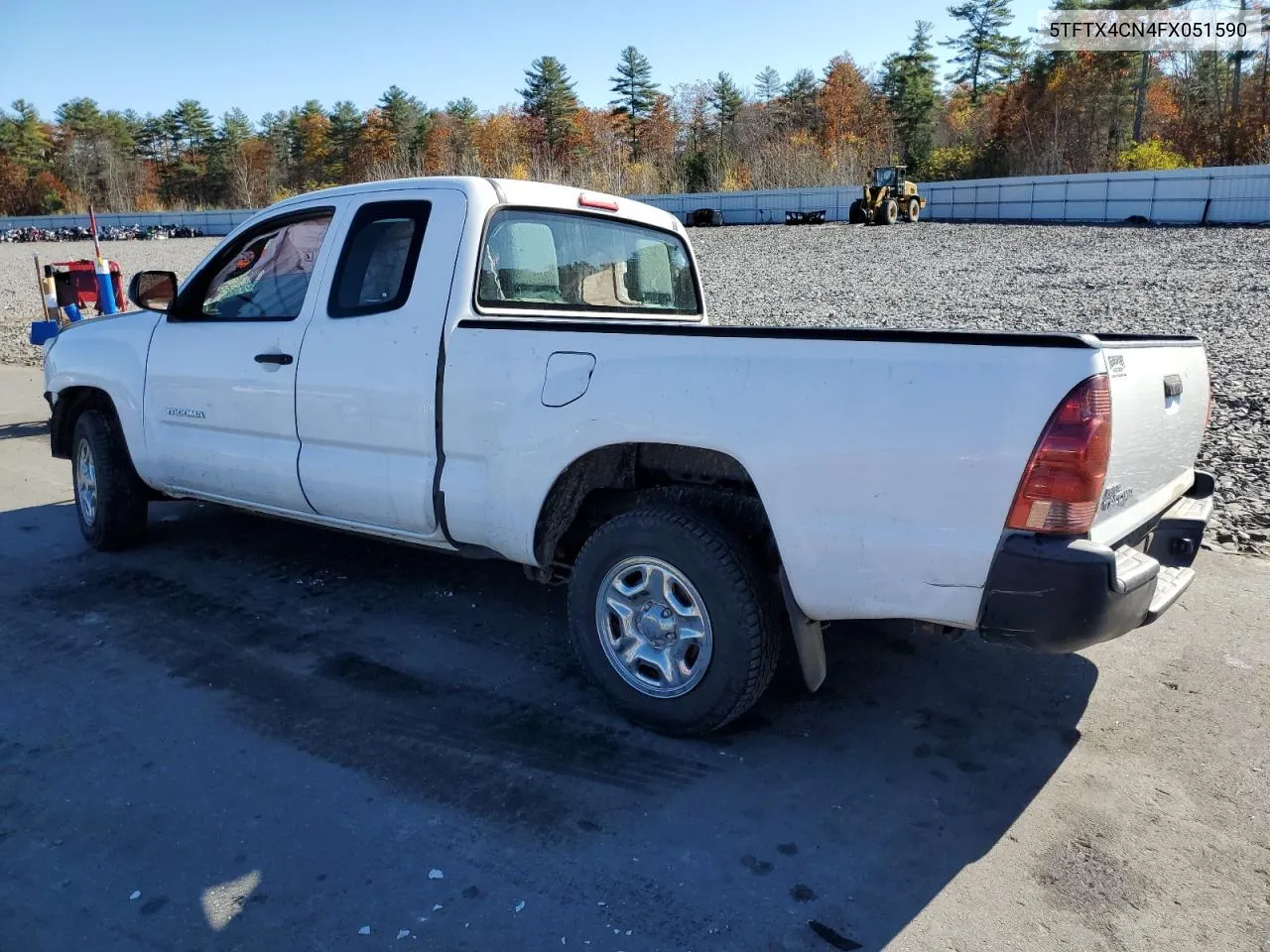 2015 Toyota Tacoma Access Cab VIN: 5TFTX4CN4FX051590 Lot: 78079484