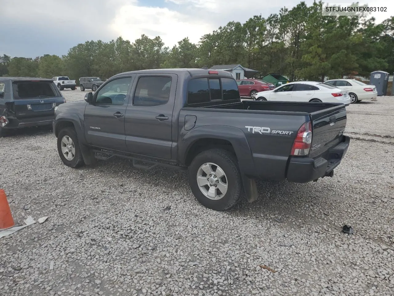 2015 Toyota Tacoma Double Cab Prerunner VIN: 5TFJU4GN1FX083102 Lot: 78366024