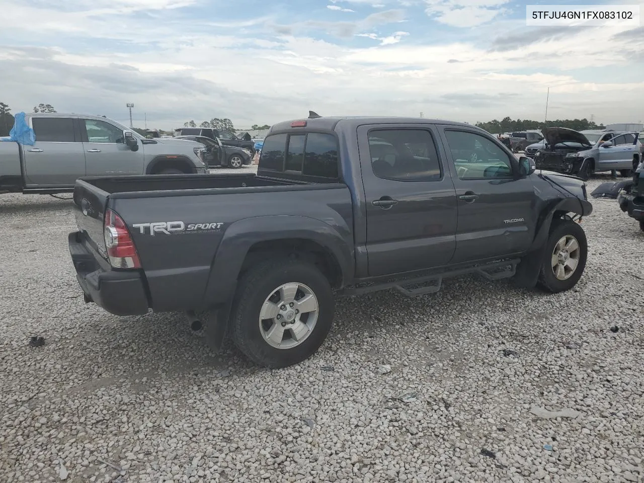 2015 Toyota Tacoma Double Cab Prerunner VIN: 5TFJU4GN1FX083102 Lot: 78366024