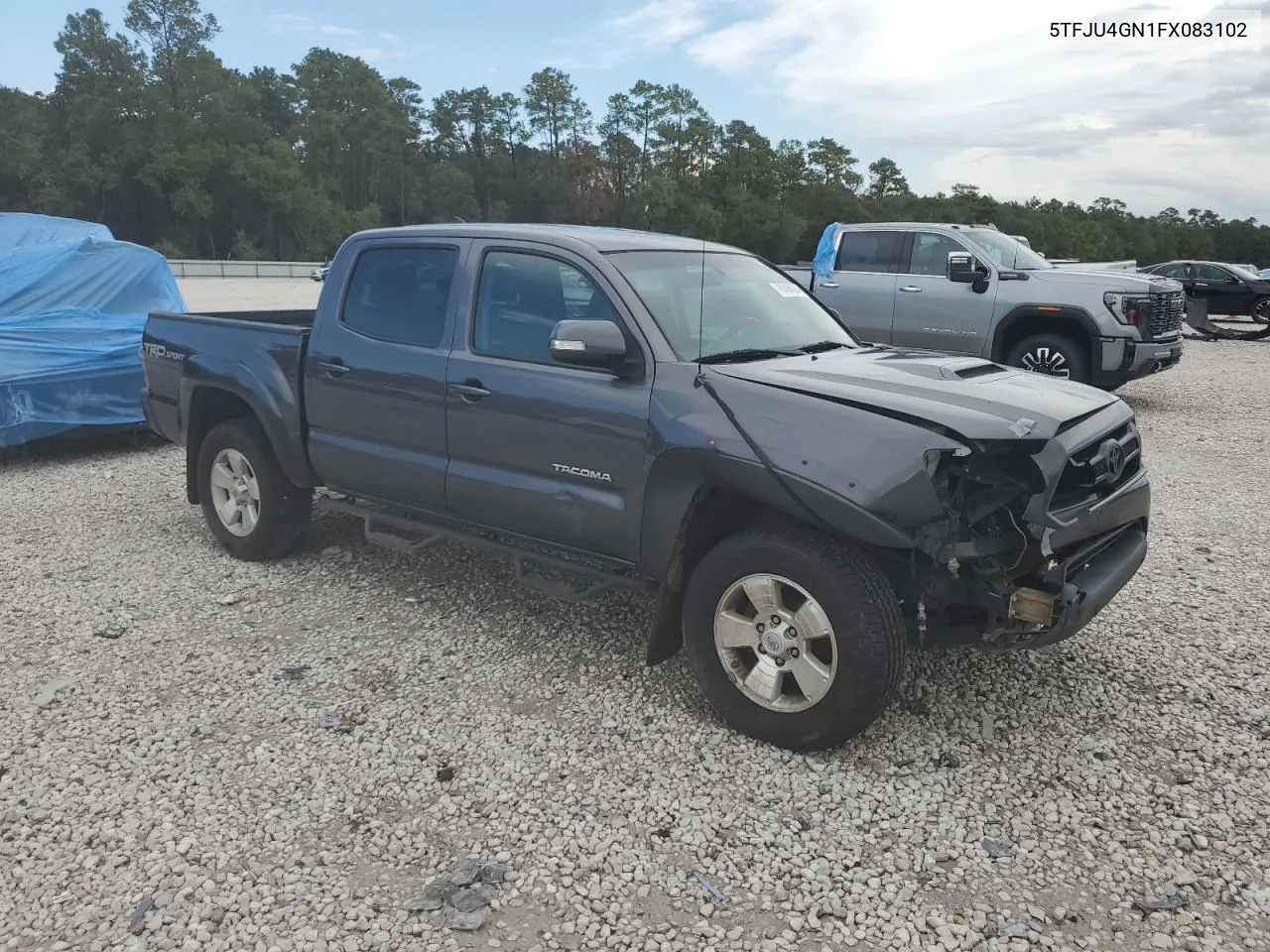 2015 Toyota Tacoma Double Cab Prerunner VIN: 5TFJU4GN1FX083102 Lot: 78366024