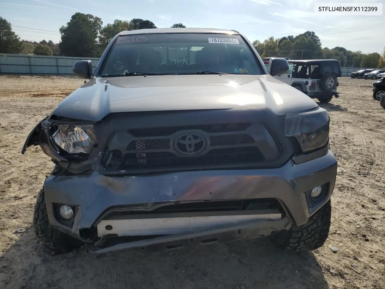 2015 Toyota Tacoma Double Cab VIN: 5TFLU4EN5FX112399 Lot: 78723004