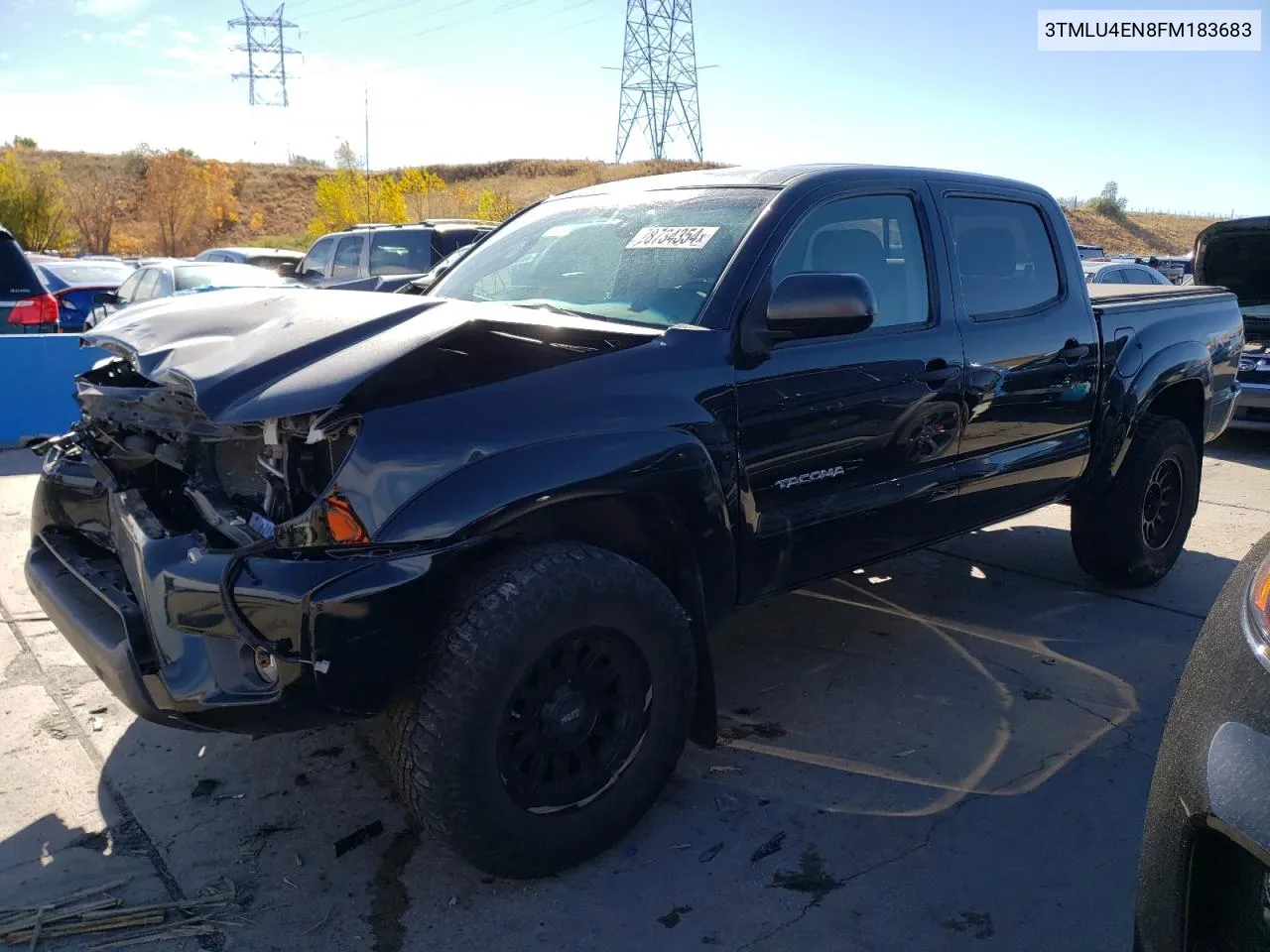 2015 Toyota Tacoma Double Cab VIN: 3TMLU4EN8FM183683 Lot: 78734354