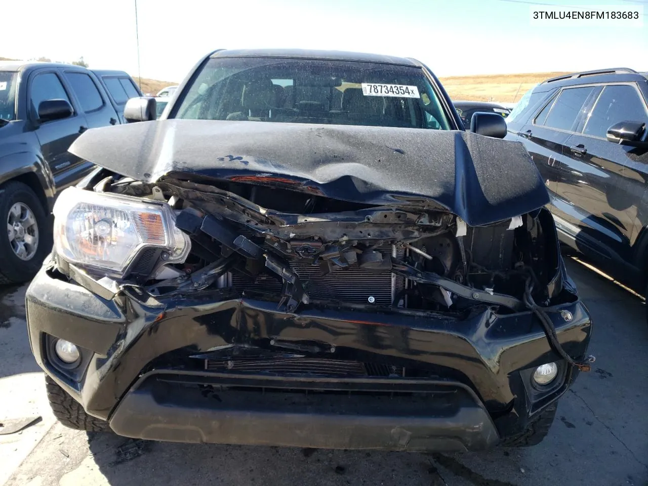 2015 Toyota Tacoma Double Cab VIN: 3TMLU4EN8FM183683 Lot: 78734354