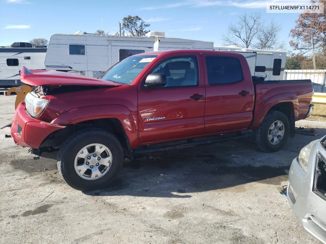 2015 Toyota Tacoma Double Cab VIN: 5TFLU4EN9FX114771 Lot: 78912384