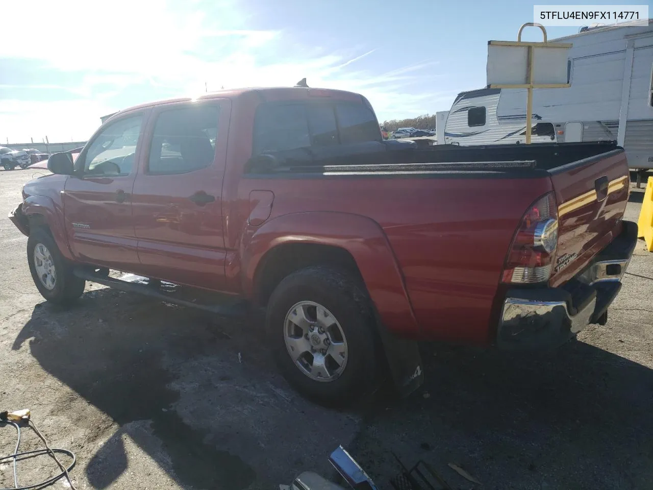 2015 Toyota Tacoma Double Cab VIN: 5TFLU4EN9FX114771 Lot: 78912384