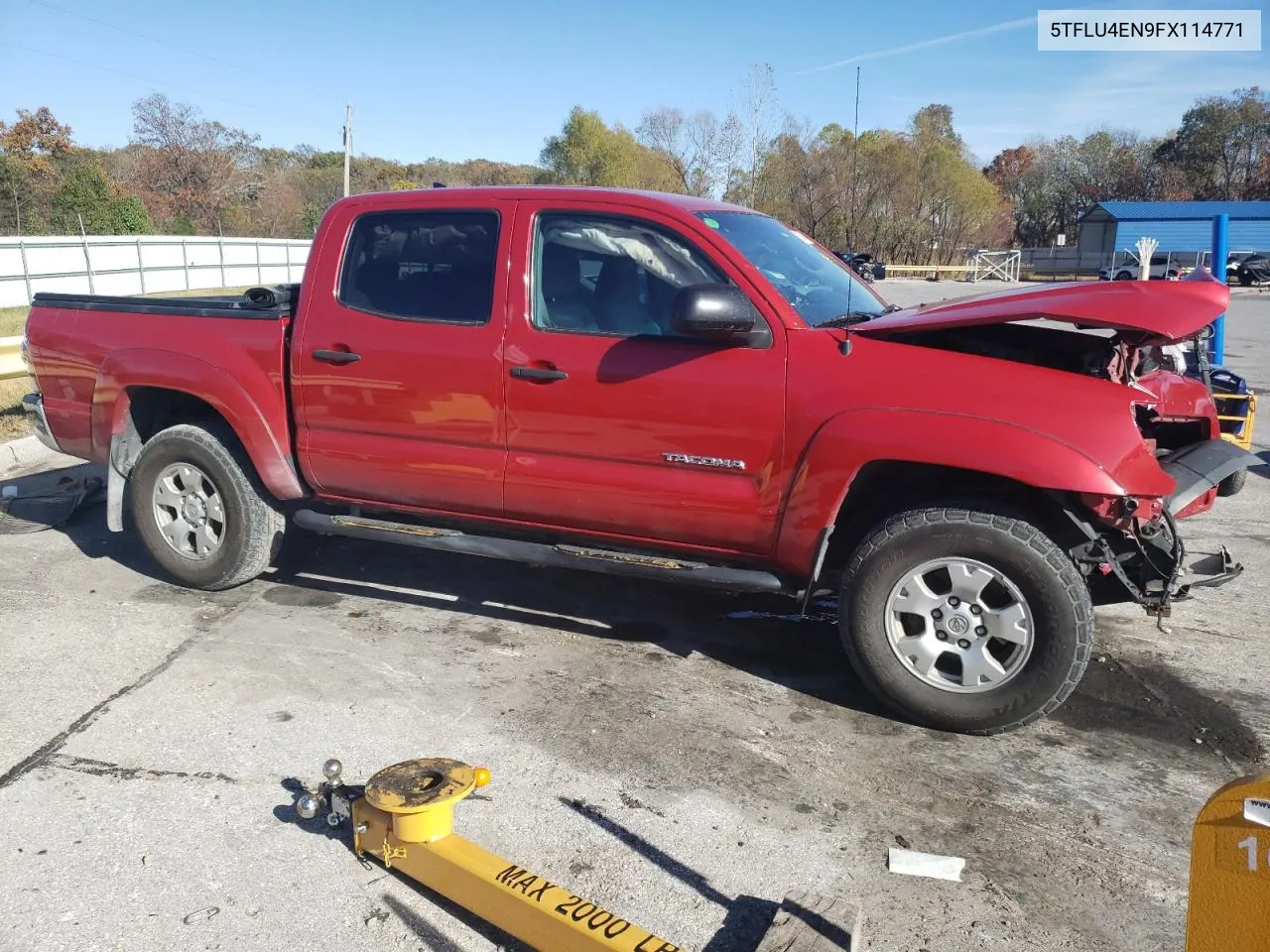 2015 Toyota Tacoma Double Cab VIN: 5TFLU4EN9FX114771 Lot: 78912384