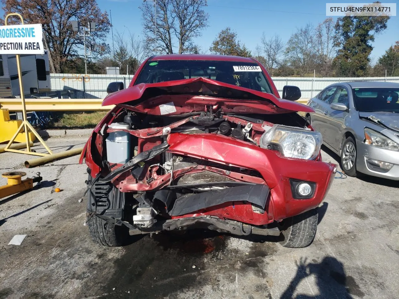 2015 Toyota Tacoma Double Cab VIN: 5TFLU4EN9FX114771 Lot: 78912384