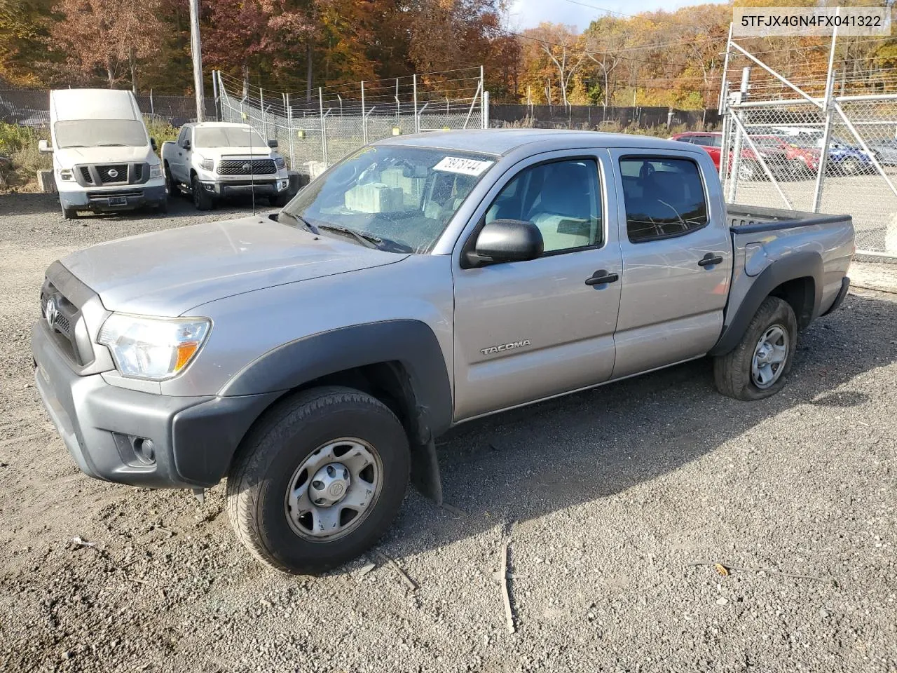 2015 Toyota Tacoma Double Cab Prerunner VIN: 5TFJX4GN4FX041322 Lot: 78978144